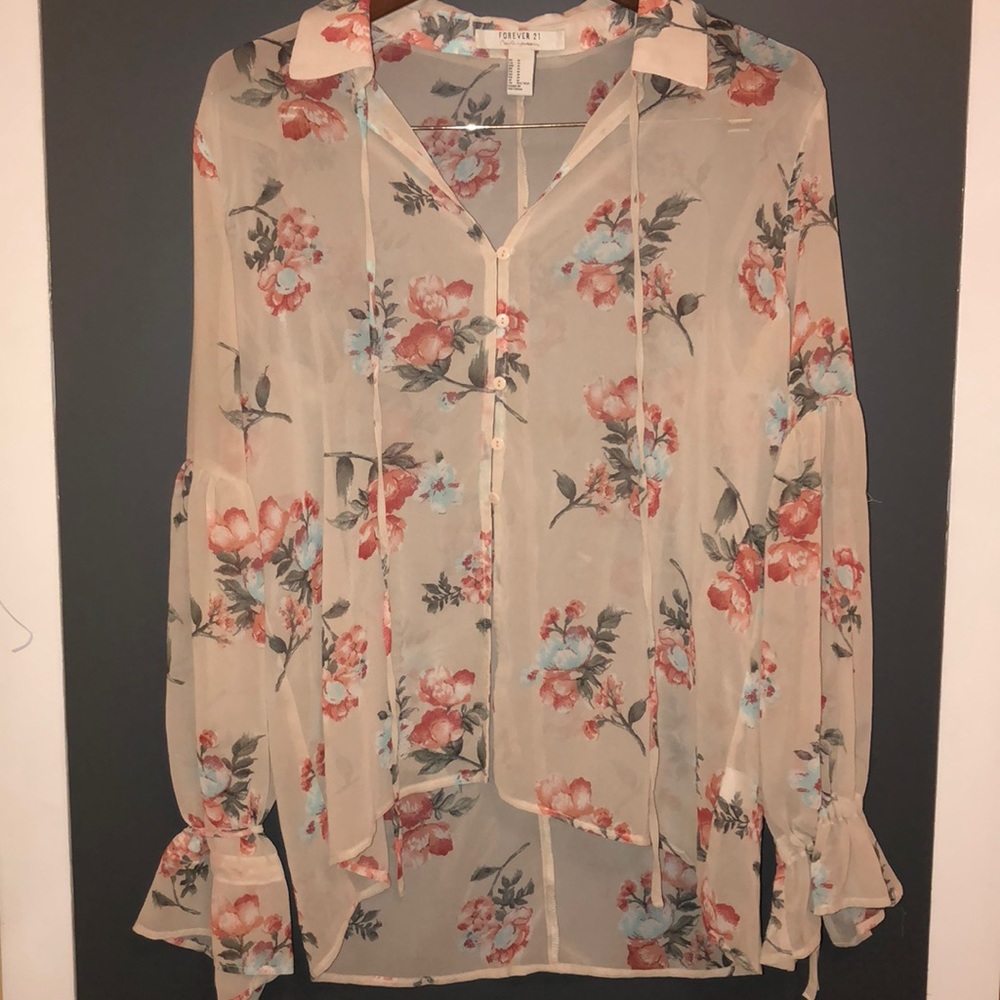 Forever 21 floral top